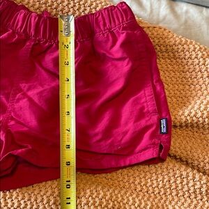 Patagonia pink barely there baggies Lightweight Elastic Waist